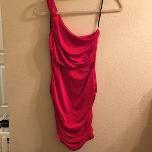 One shoulder dress
